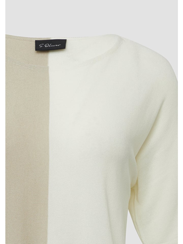 

Вязаный свитер s.Oliver BLACK LABEL, цвет beige-creme