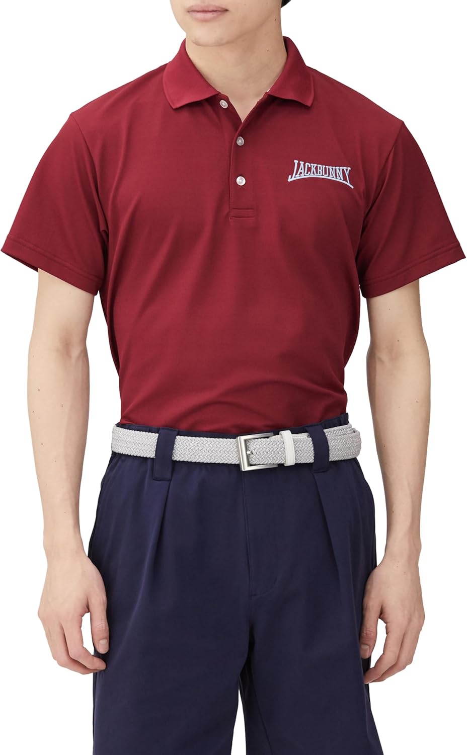 

Мужская поло-рубашка Jack Bunny с коротким рукавом (логотип бренда, ткань Dry Pique) / для гольфа / 262-4160323, винный