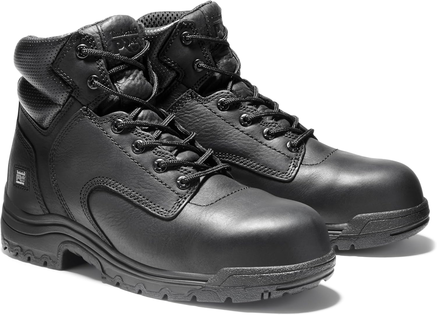 Timberland PRO мужские рабочие ботинки Titan 6 дюймов с композитным защитным носком, Black — фото 2