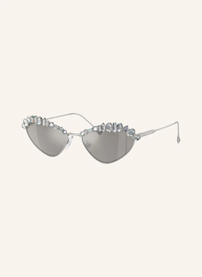 

Солнцезащитные очки sk7009 с драгоценными камнями Swarovski, серый