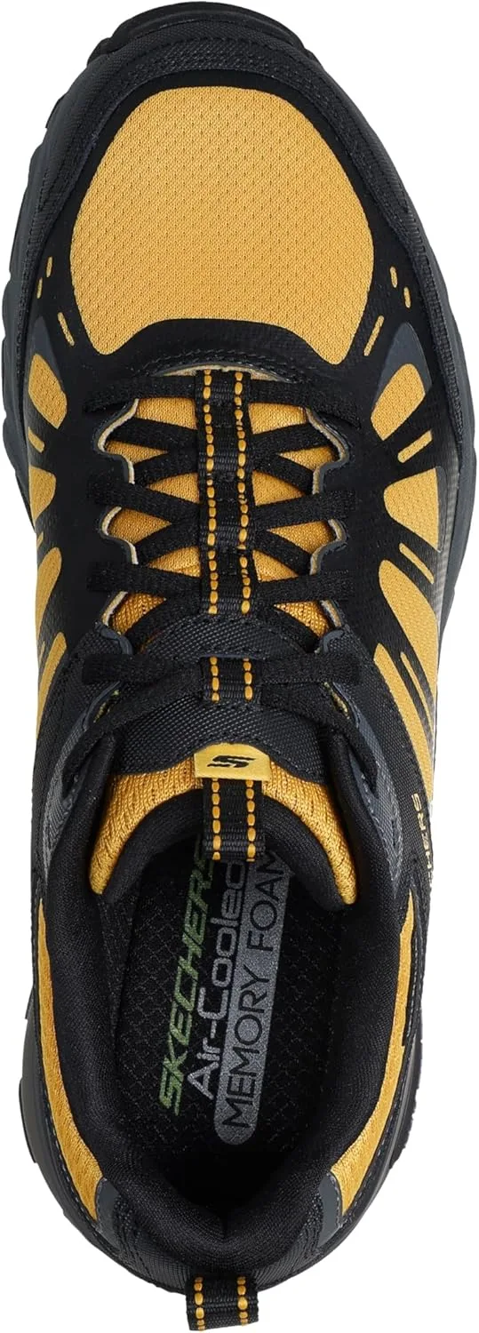 Мужские кроссовки Skechers Max Protect Sherwood Ridge, черный/желтый — фото 3