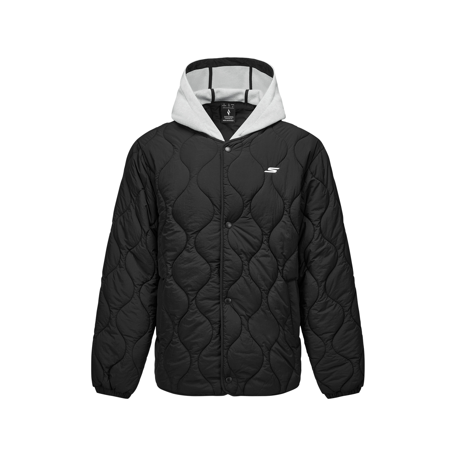 

Skechers Пуховик унисекс угольно-черный, Carbon Black/0018