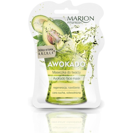

Fit&Fresh Маска для лица Авокадо 7,5 мл - Регенерация и увлажнение Fitfresh
