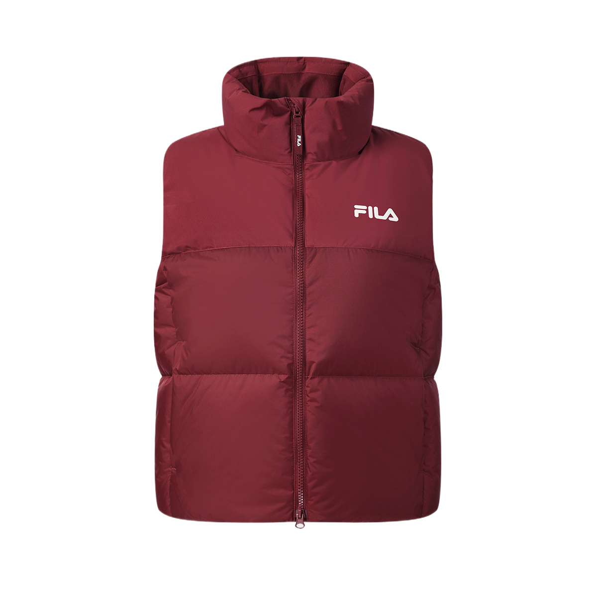 

FILA Оригинальная пуховая жилетка для женщин Wine Red