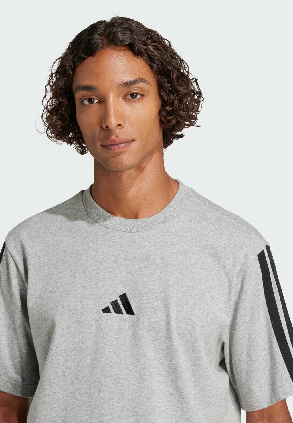 Футболка с принтом adidas Sportswear, серый — фото 3