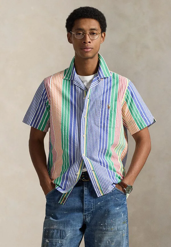 Классическая полосатая рубашка из жатой ткани. Polo Ralph Lauren, Harbor Island Run On