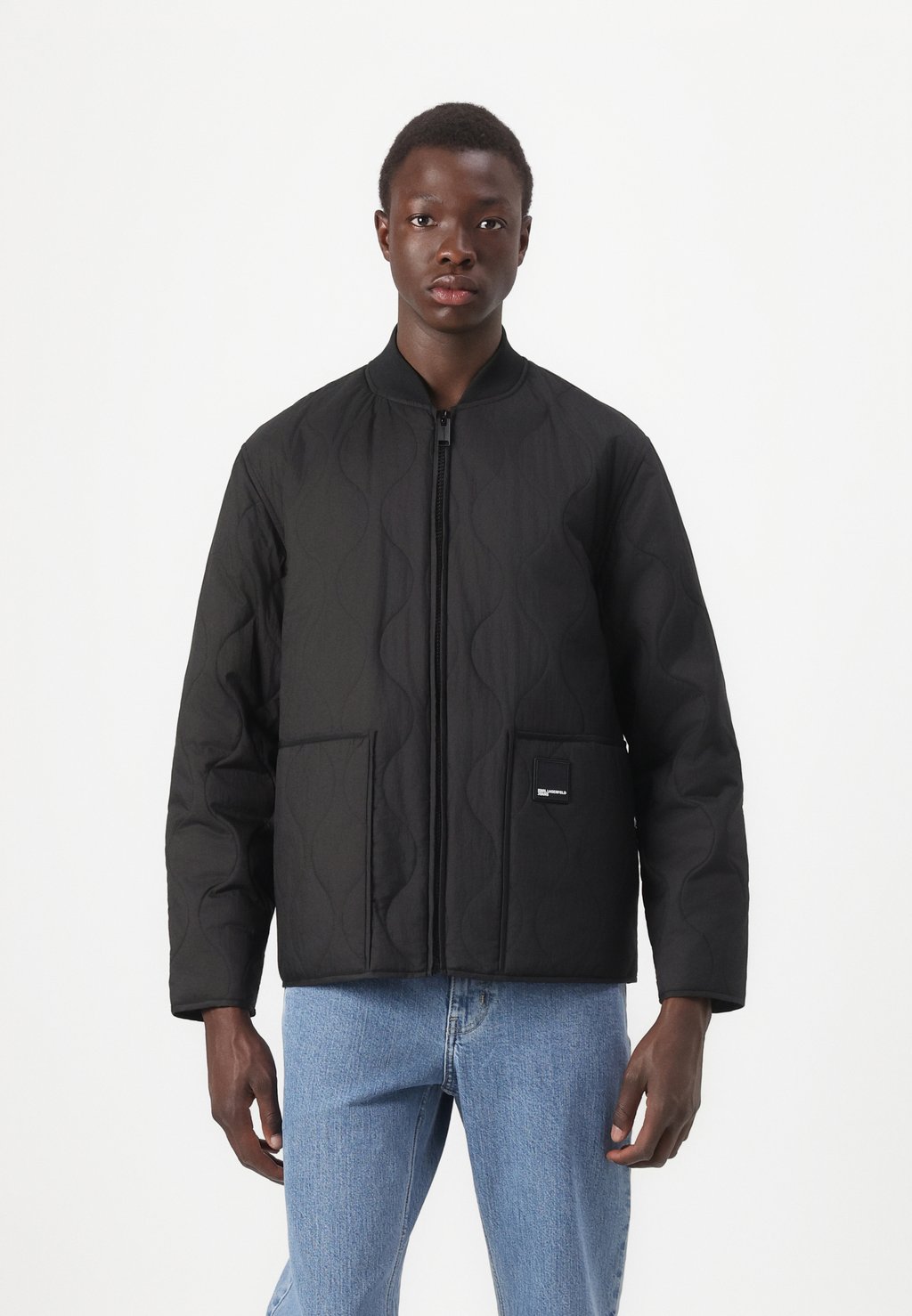 

Легкая куртка LIGHTWEIGHT QUILTED Karl Lagerfeld Jeans, черный