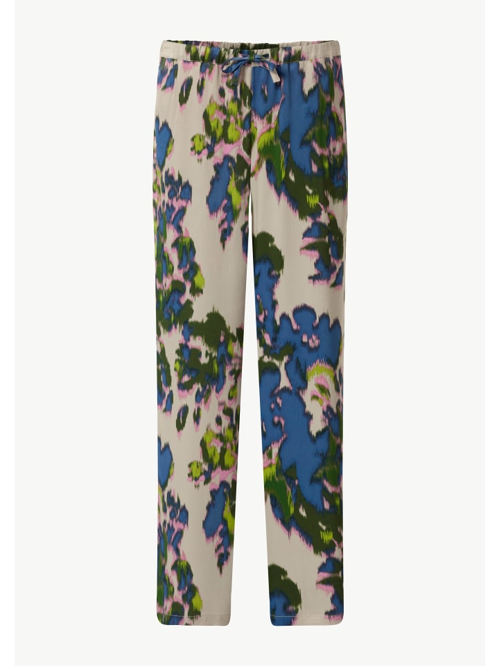 

Тканевые брюки comma Hose lang, цвет Beige-mehrfarbig
