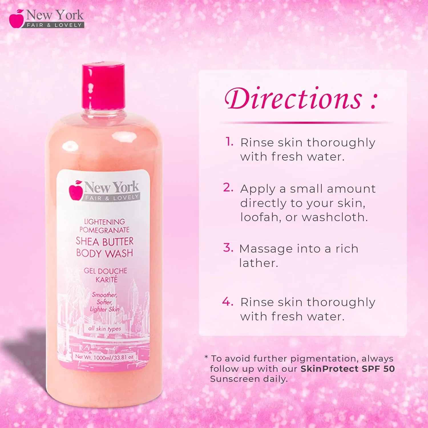 Гель для душа «Fair & Lovely Skin Whitening» от New York New York Fair And Lovely — фото 3