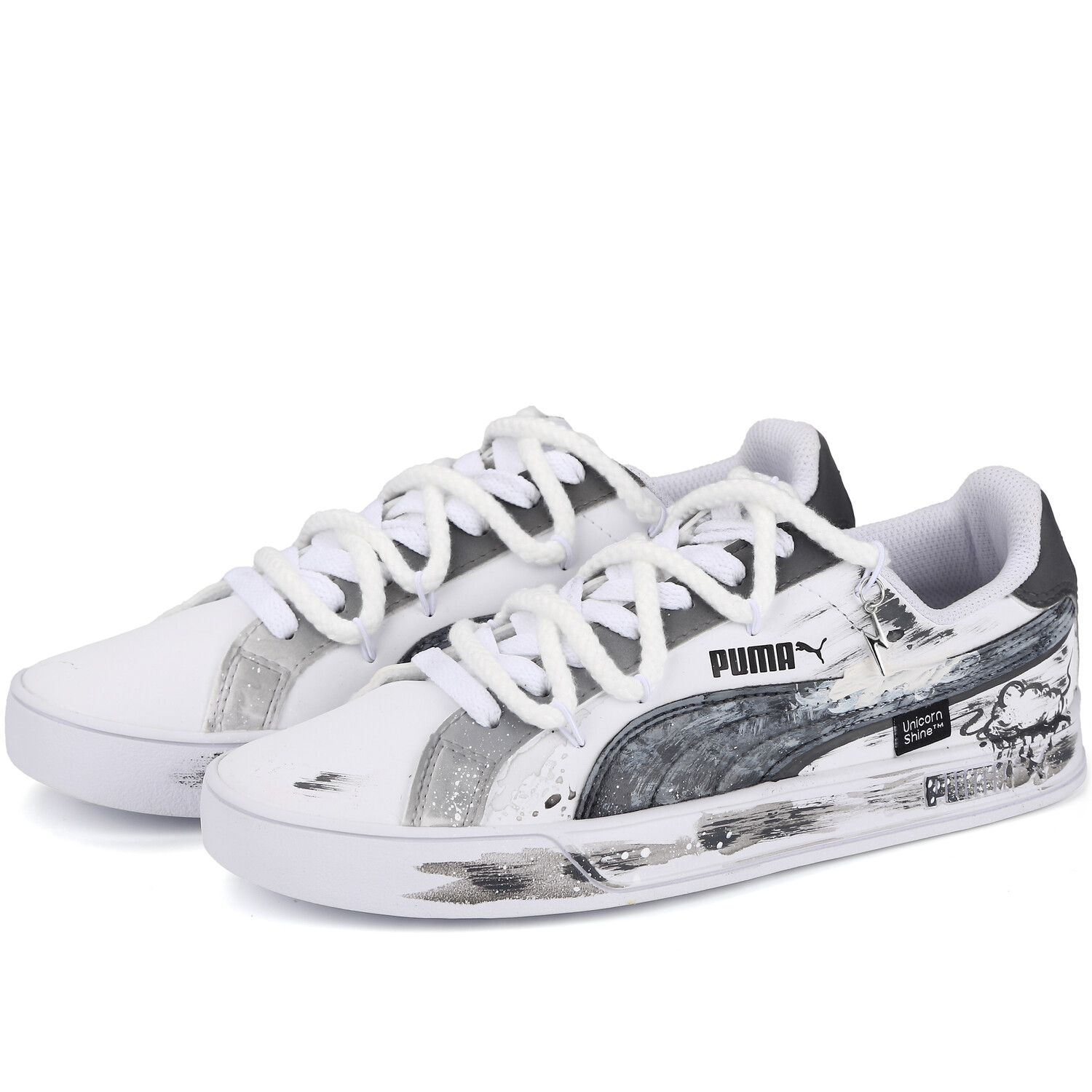 

Кроссовки для скейтбординга Smash Vulc унисекс с низким верхом Puma, черный
