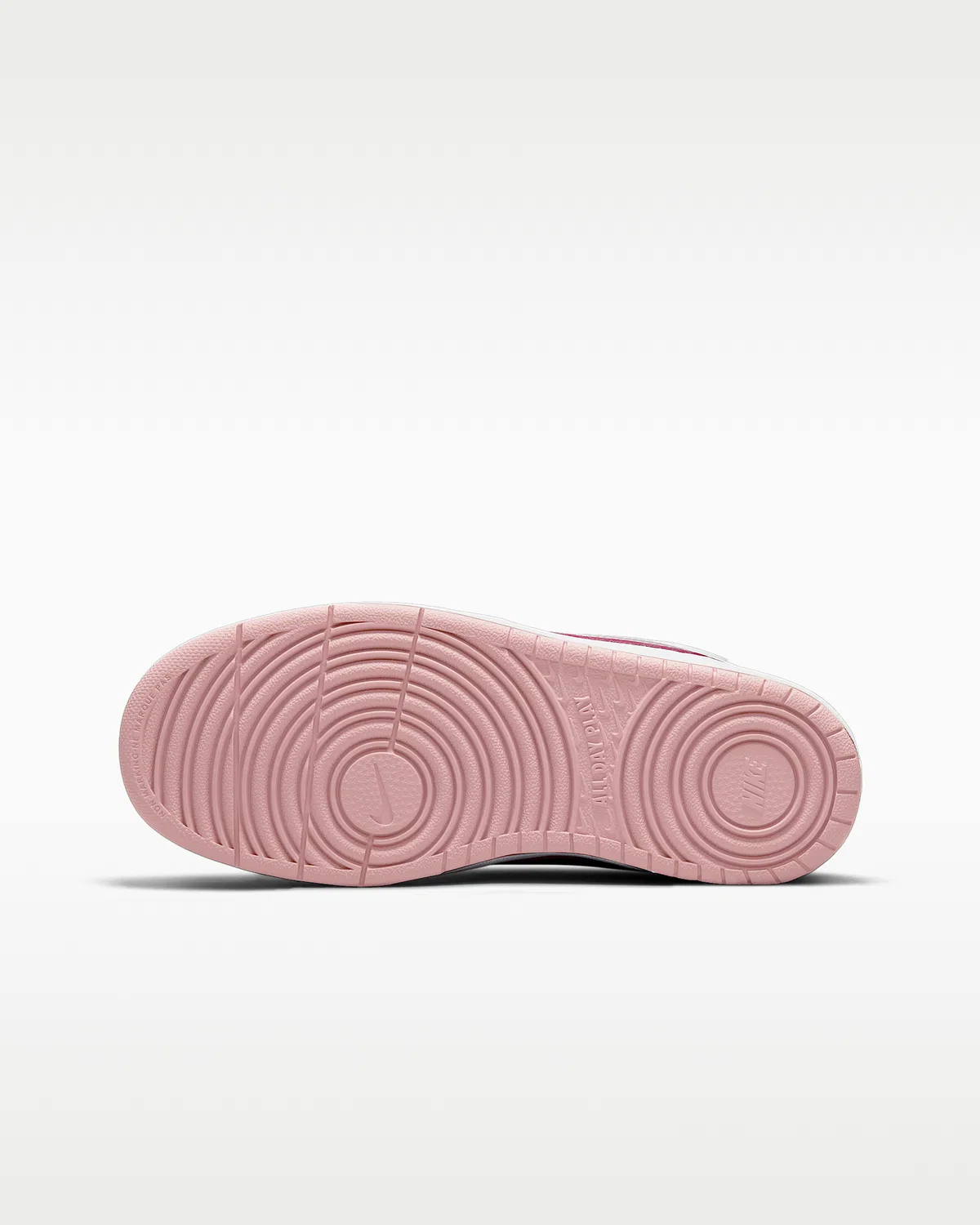 Кроссовки Nike Court Borough Mid 2 для детей, White/Pink Glaze — фото 2