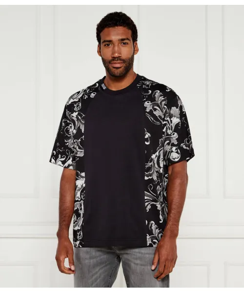 

Футболка Relaxed fit Versace Jeans Couture, черный
