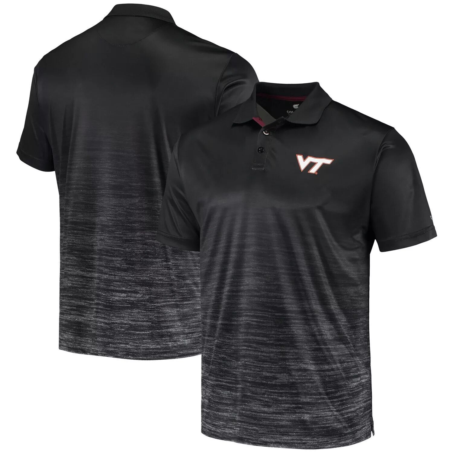 

Мужская черная футболка-поло Virginia Tech Hokies Marshall Colosseum, Черный, Мужская черная футболка-поло Virginia Tech Hokies Marshall Colosseum