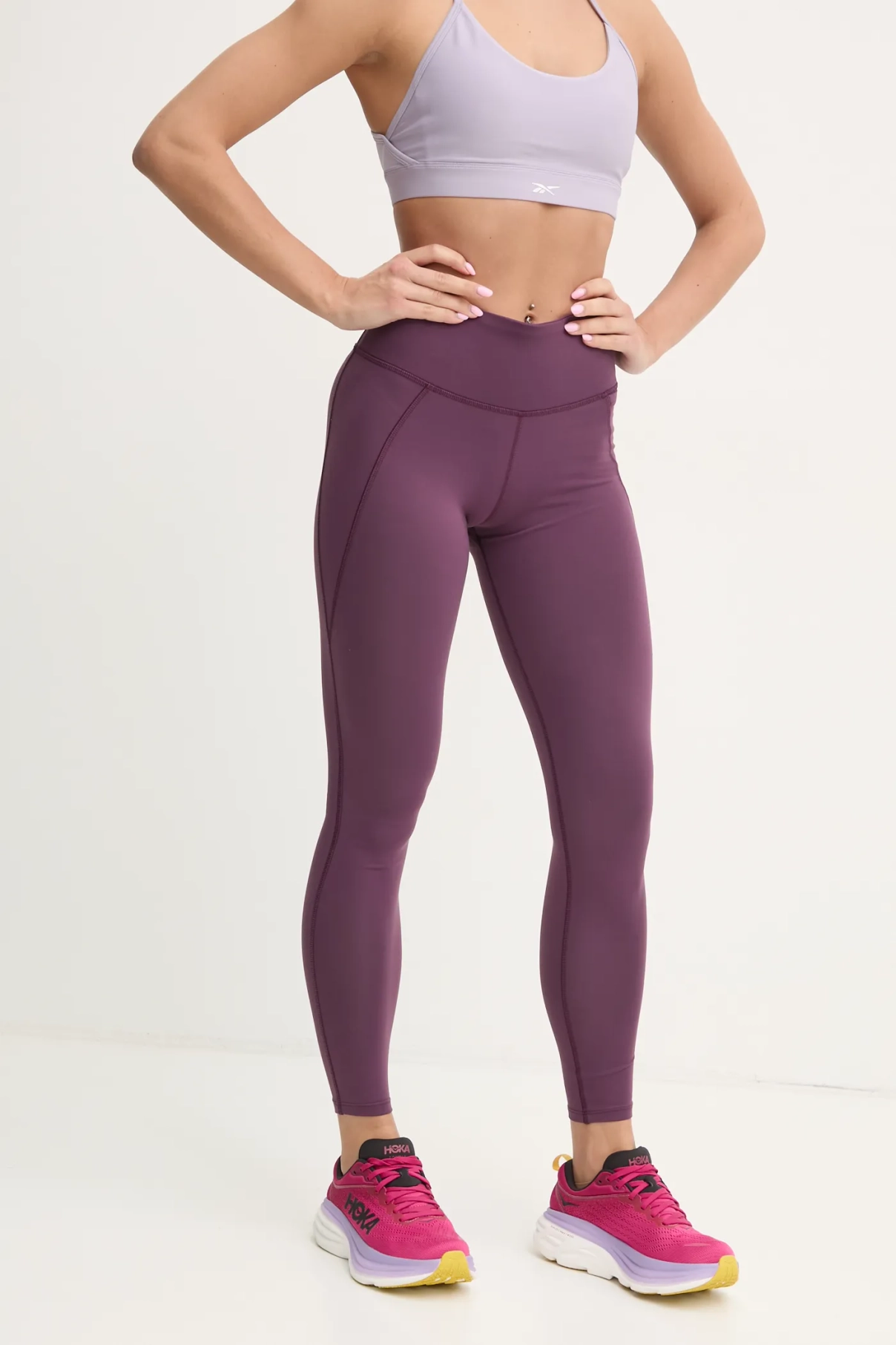 

Леггинсы для тренировок LUX Collection Reebok, фиолетовый
