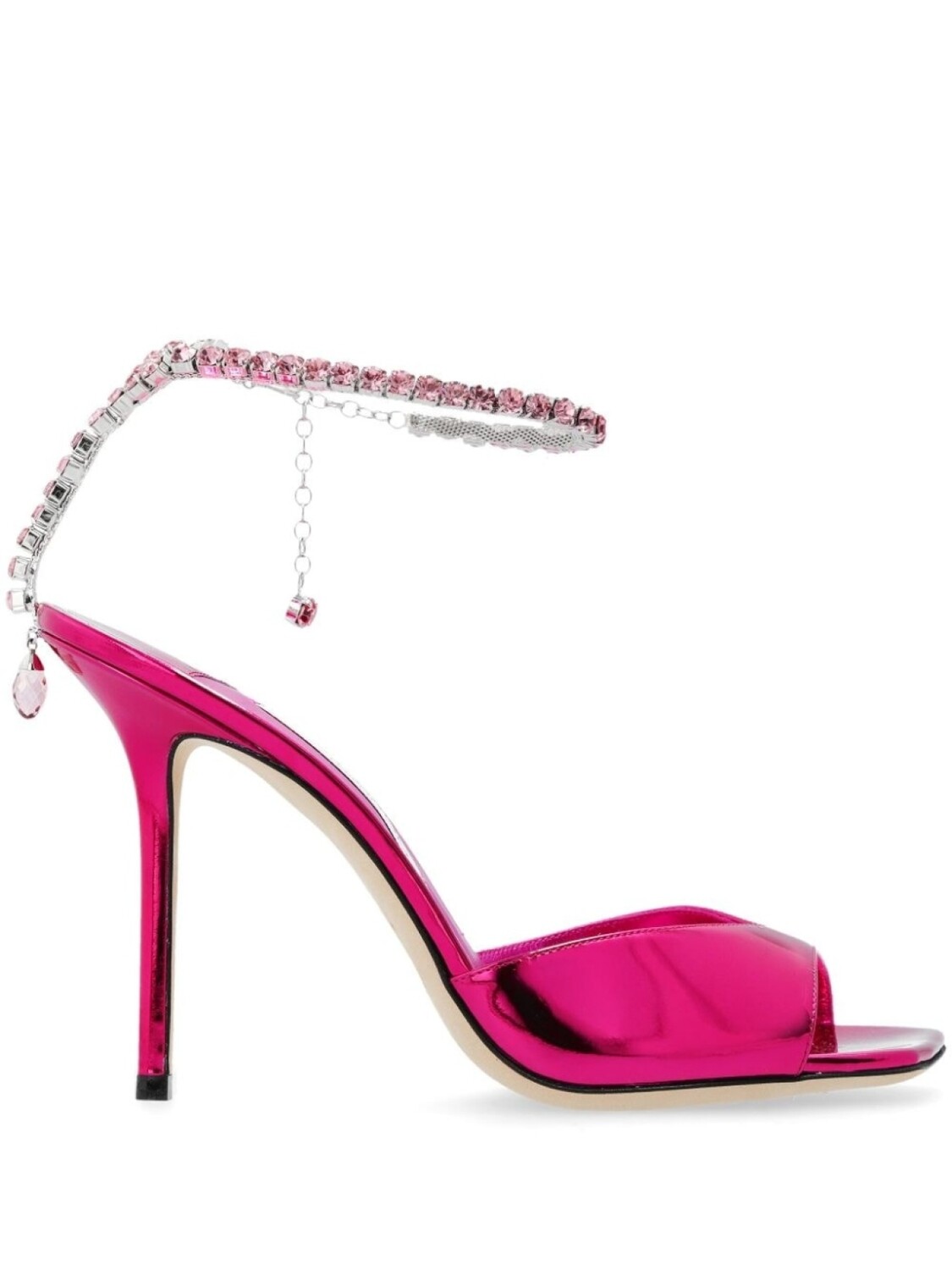 

Jimmy Choo сандалии Saeda 100 мм, розовый