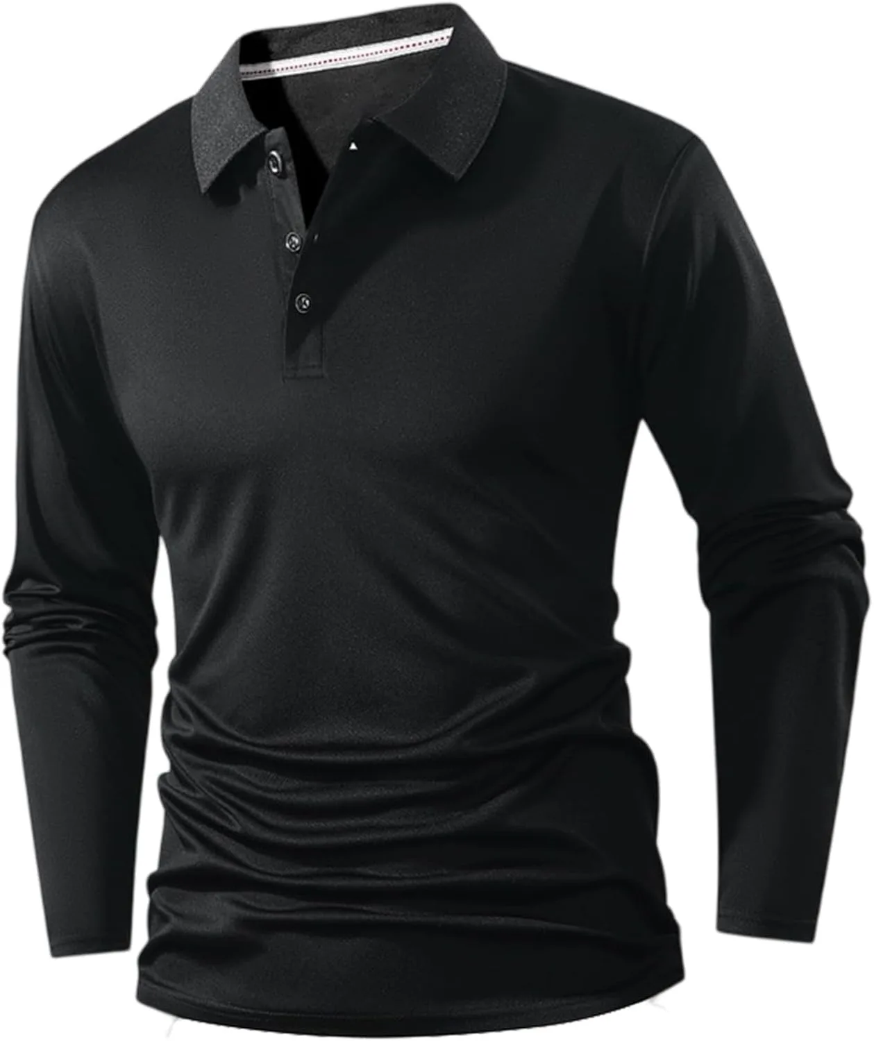 

Мужская классическая поло с длинным рукавом FQZWONG