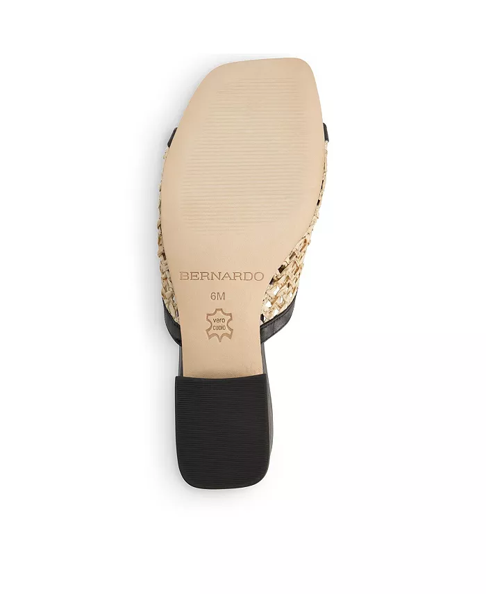 Бернардо Дженн Сандалии на низком каблуке Bernardo Footwear, черный — фото 4
