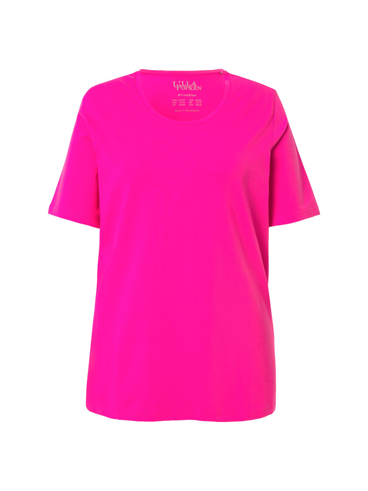 

Футболка Ulla Popken, цвет magentapink