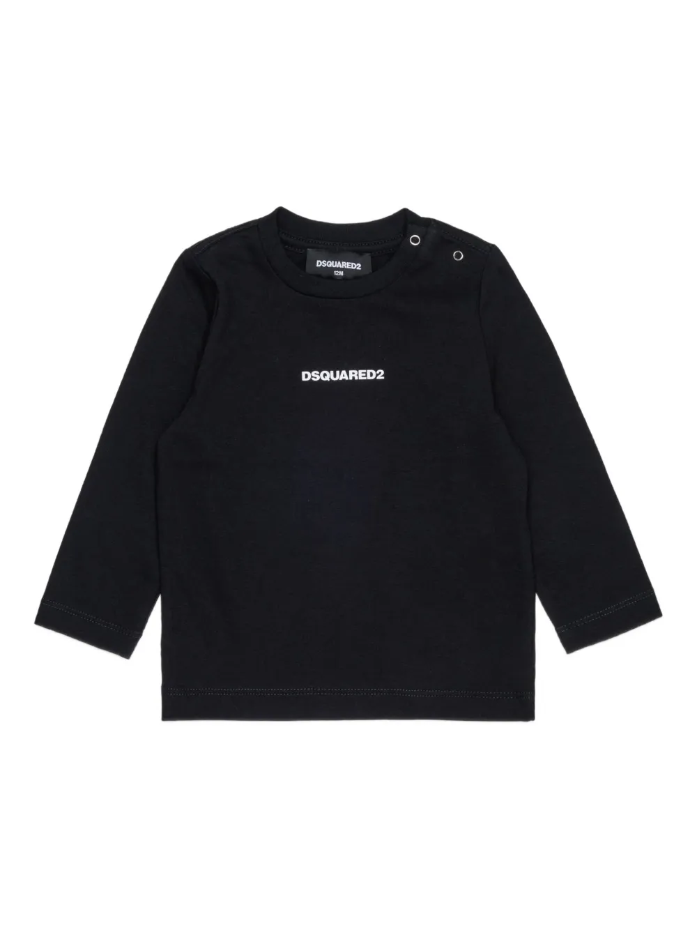 

Футболка с логотипом DSQUARED2 KIDS, черный