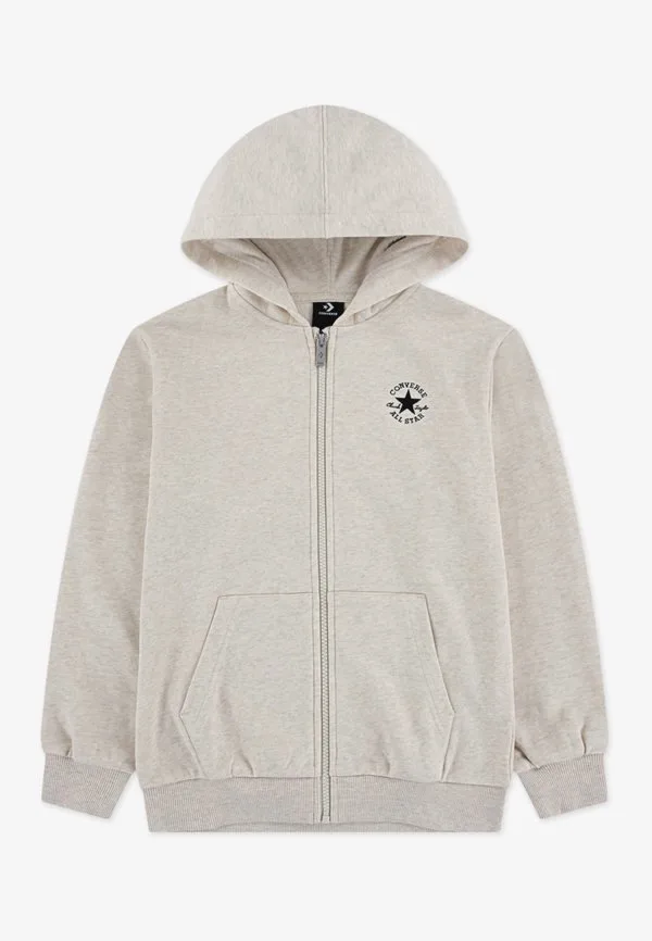 Толстовка на молнии Converse, Light Oatmeal Heather