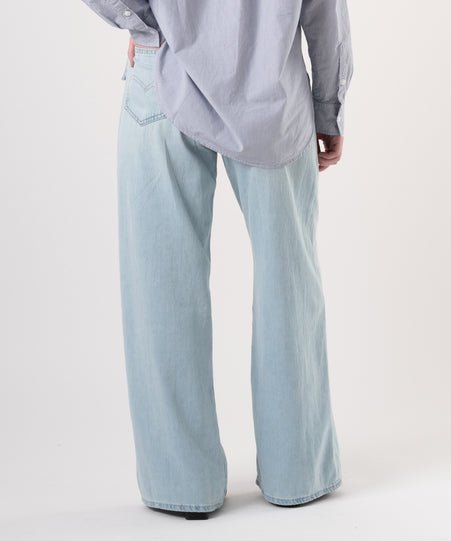 Джинсы прямого кроя размера XL, светло-индиговый цвет. Levi'S, Light Indigo - Flat Finish — фото 3