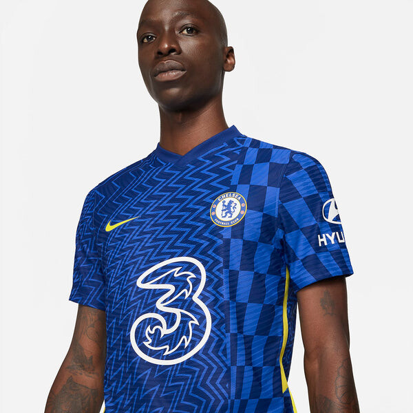 Футболка челси 21 22 версия игрока dri fit adv матч домашняя футболка Nike, синий — фото 2