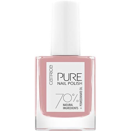 

Лак для ногтей PURE 10 мл Clarity Nude Glossy Vegan Без ацетона Без частиц микропластика Catrice