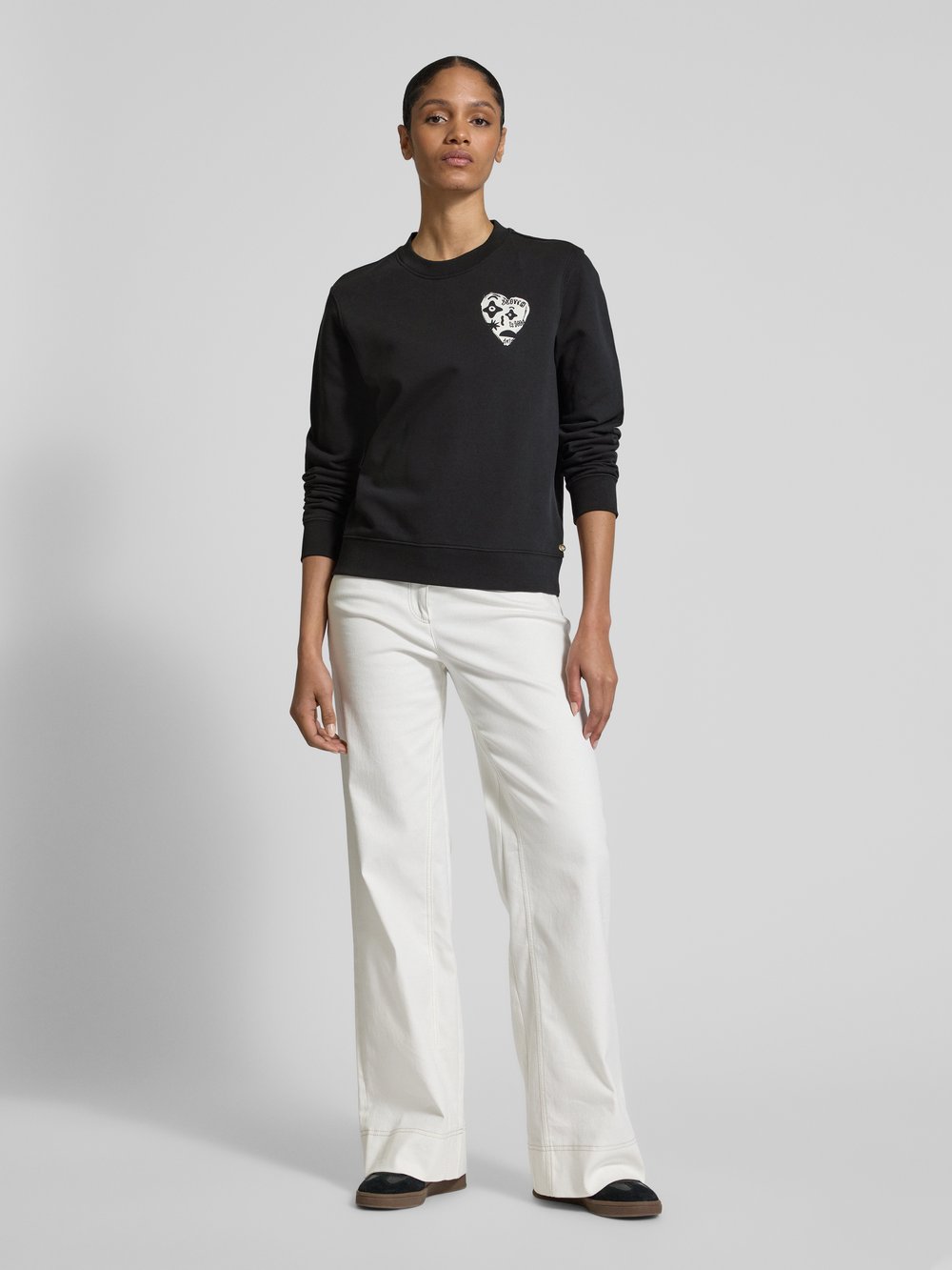 

Толстовка с рисунком и этикеткой Scotch & Soda, черный