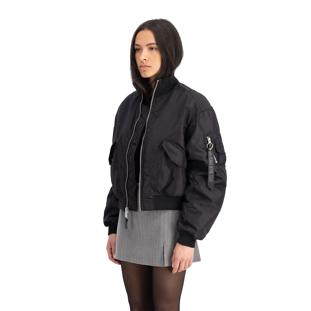 

Куртка Alpha Industries MA-1 Cropped, черный