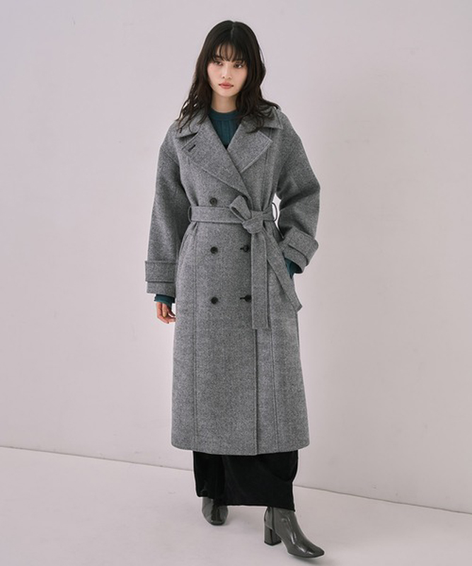 

Пальто United Tokyo Super140 Big, серый