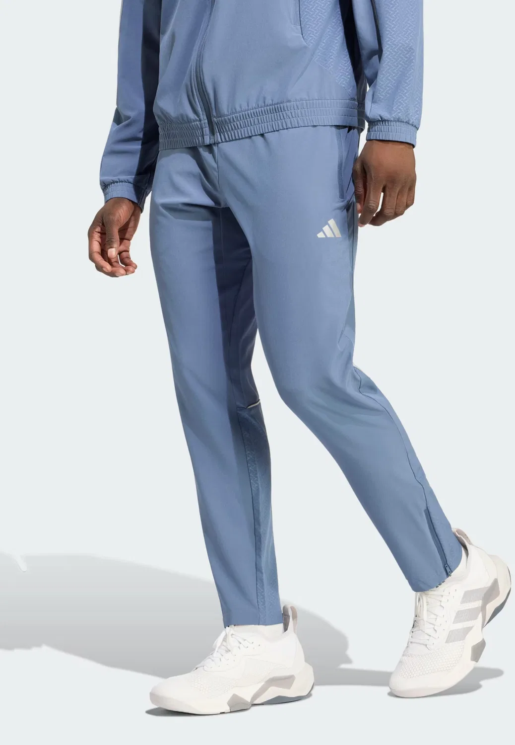 Спортивные брюки Adidas Performance Slim fit Tech Apparel в цвете Opal — фото 2