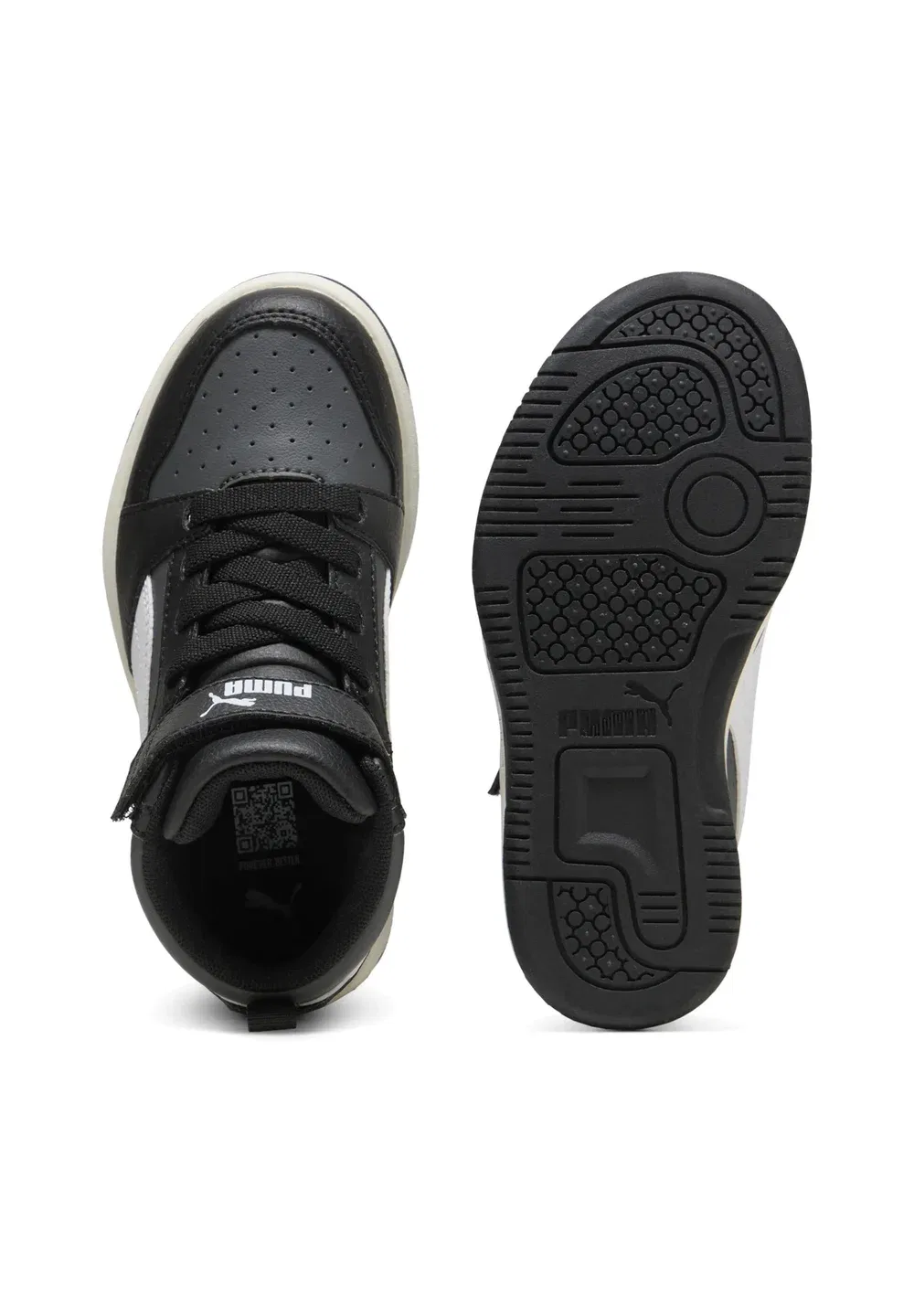 Rebound v6 mid ac+ps - высокие кроссовки Puma, Nero — фото 3