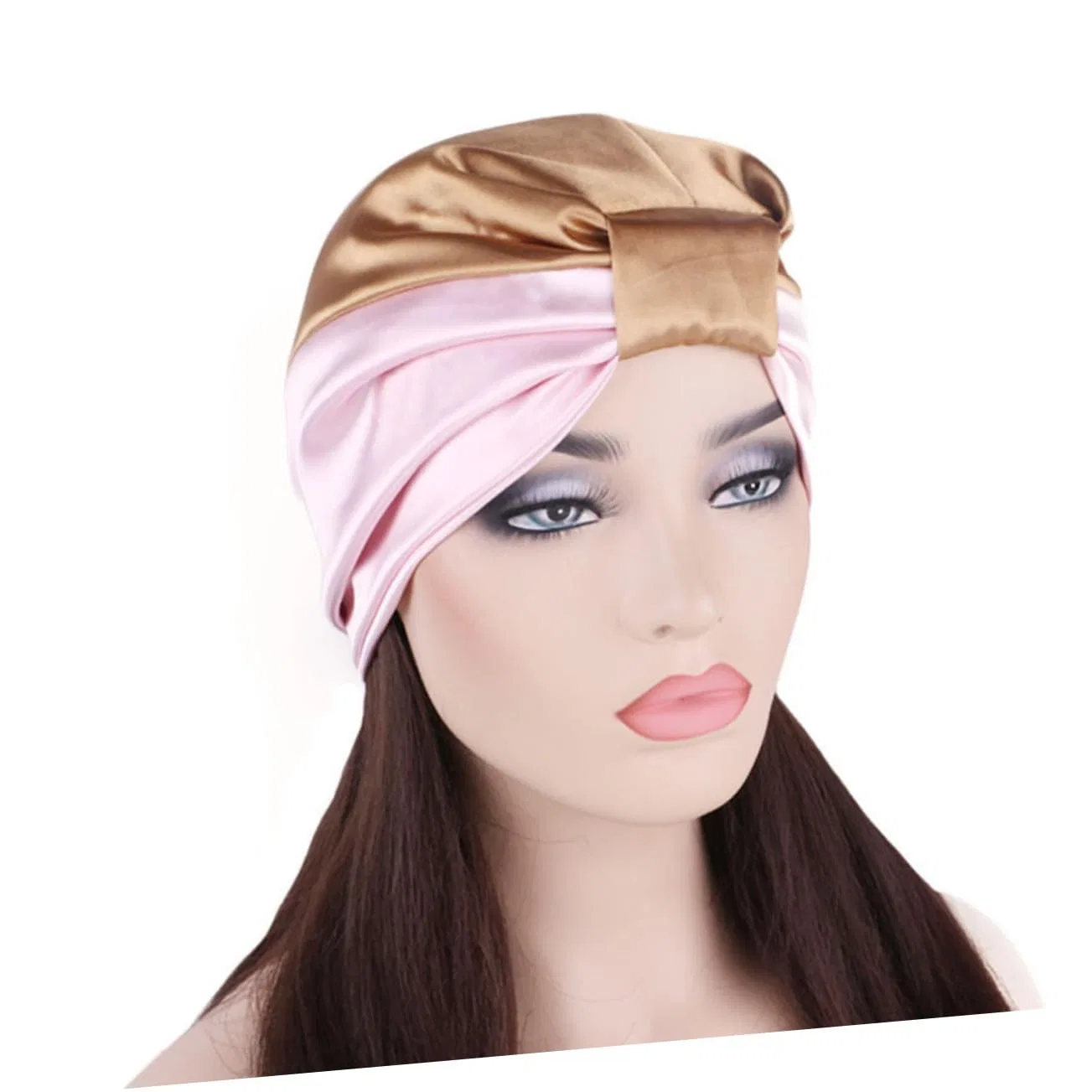 Шапочка для душа DECOMELODY, Khaki и Pink — фото 4