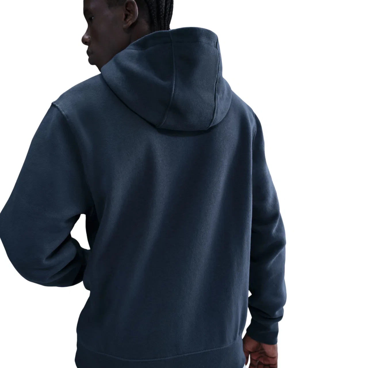 Мужское худи BTS Basketball Pullover Nike, цвет Thunder Blue/Sail — фото 2
