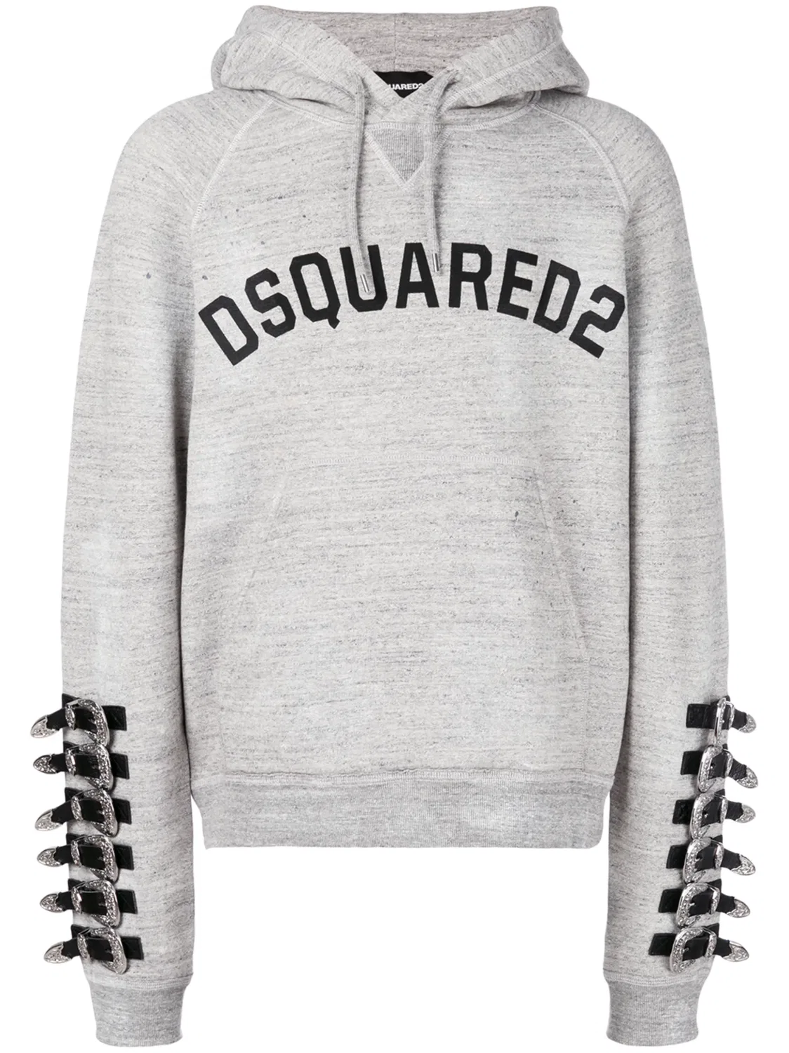 Толстовка с капюшоном и логотипом Dsquared2, серый
