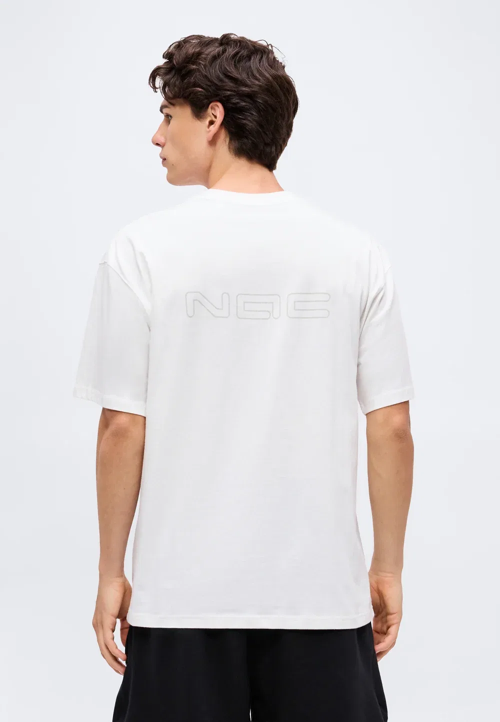 Футболка - футболка с принтом Nike Performance, White/Light Smoke Grey