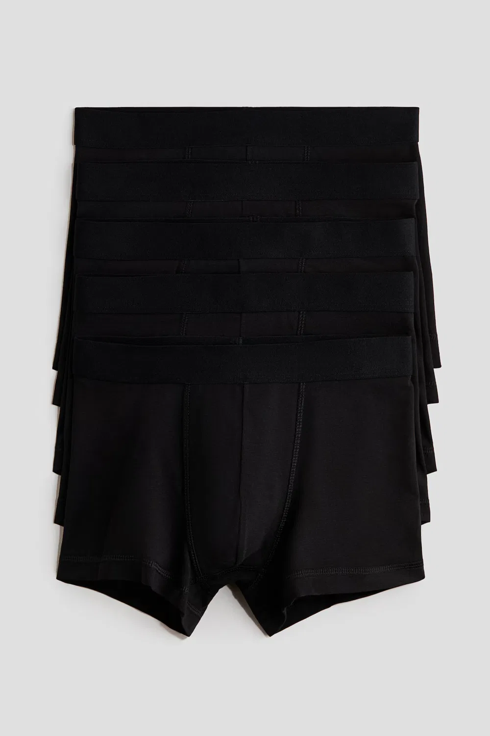 5 хлопковых трусов в упаковке H&M, Schwarz