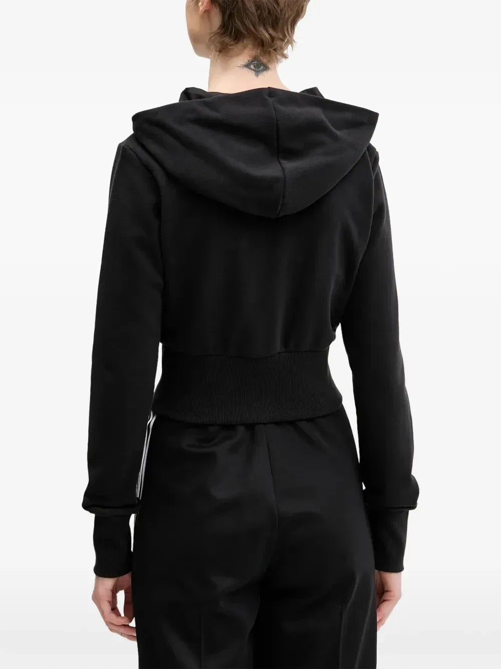 Худи на молнии Seasonal Essentials Adidas, черный — фото 3