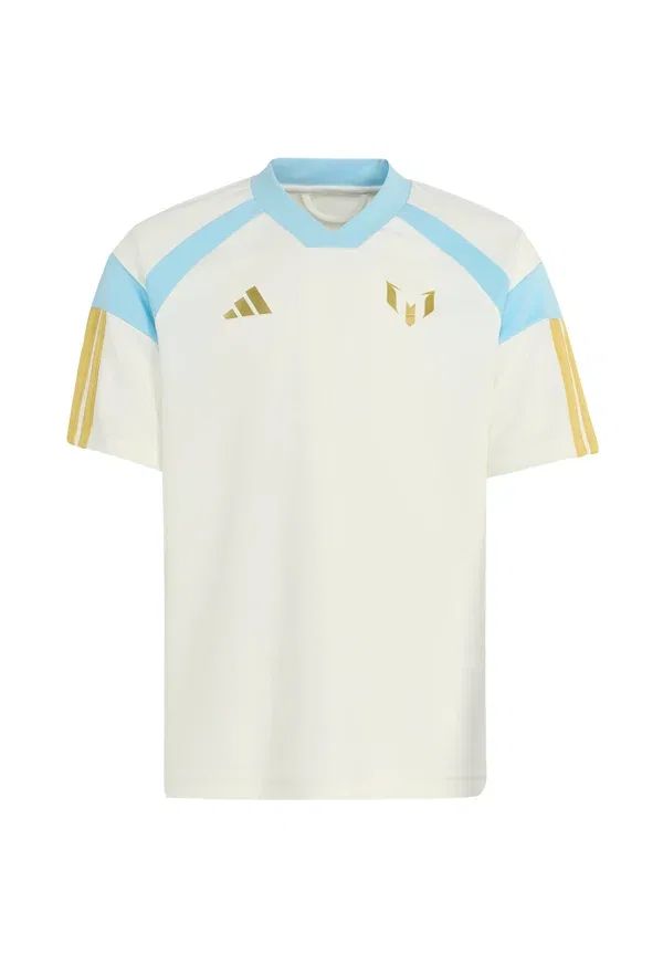 Футболка Messi House of Tiro для детей и мужчин - одежда национальной сборной Adidas Performance, синий/кремовый