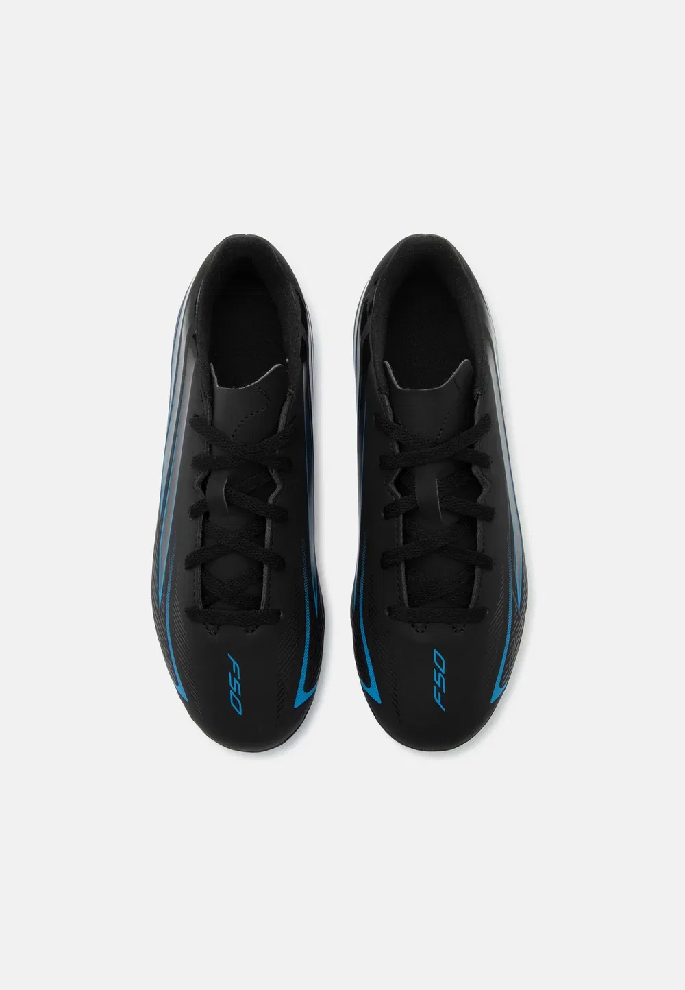 Футбольные бутсы Hyperfast Club унисекс для искусственных газонов Adidas Performance, Core Black/Lucid Ray Blue — фото 4