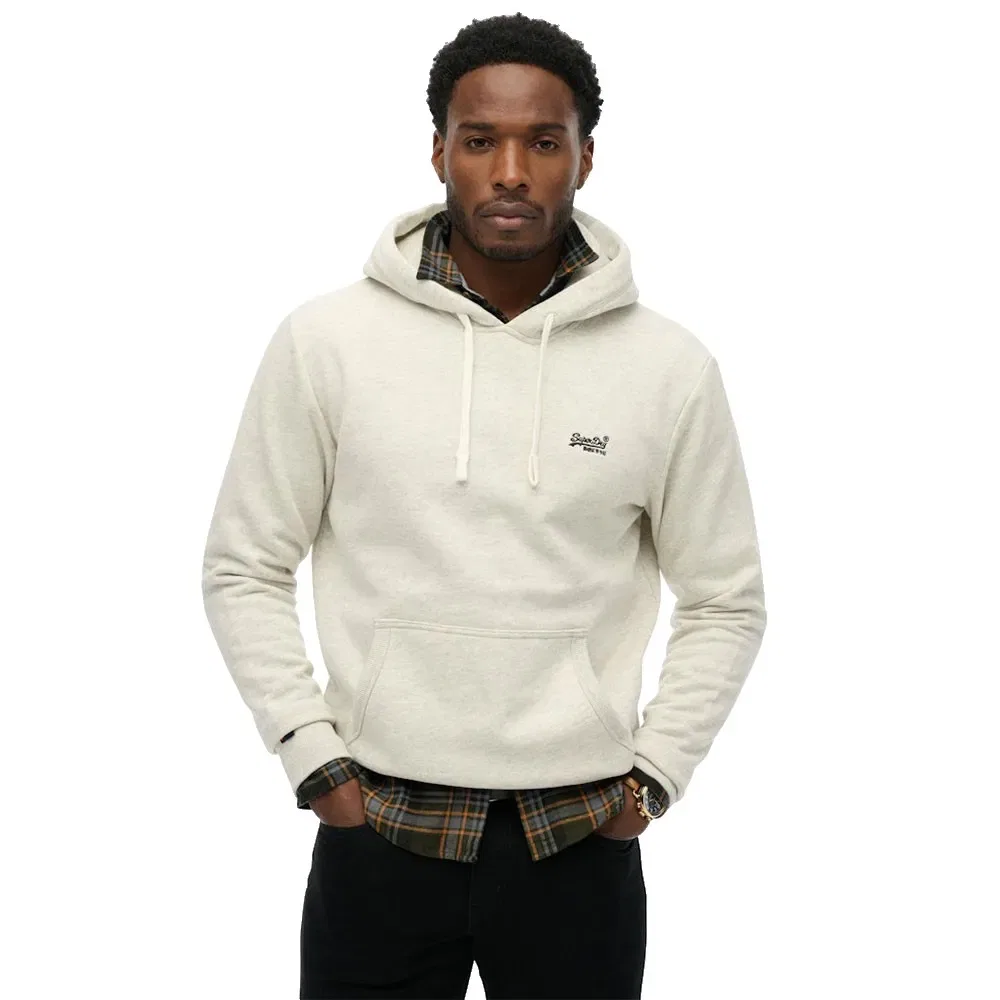 Худи классическое Essential Logo Superdry, бежевый