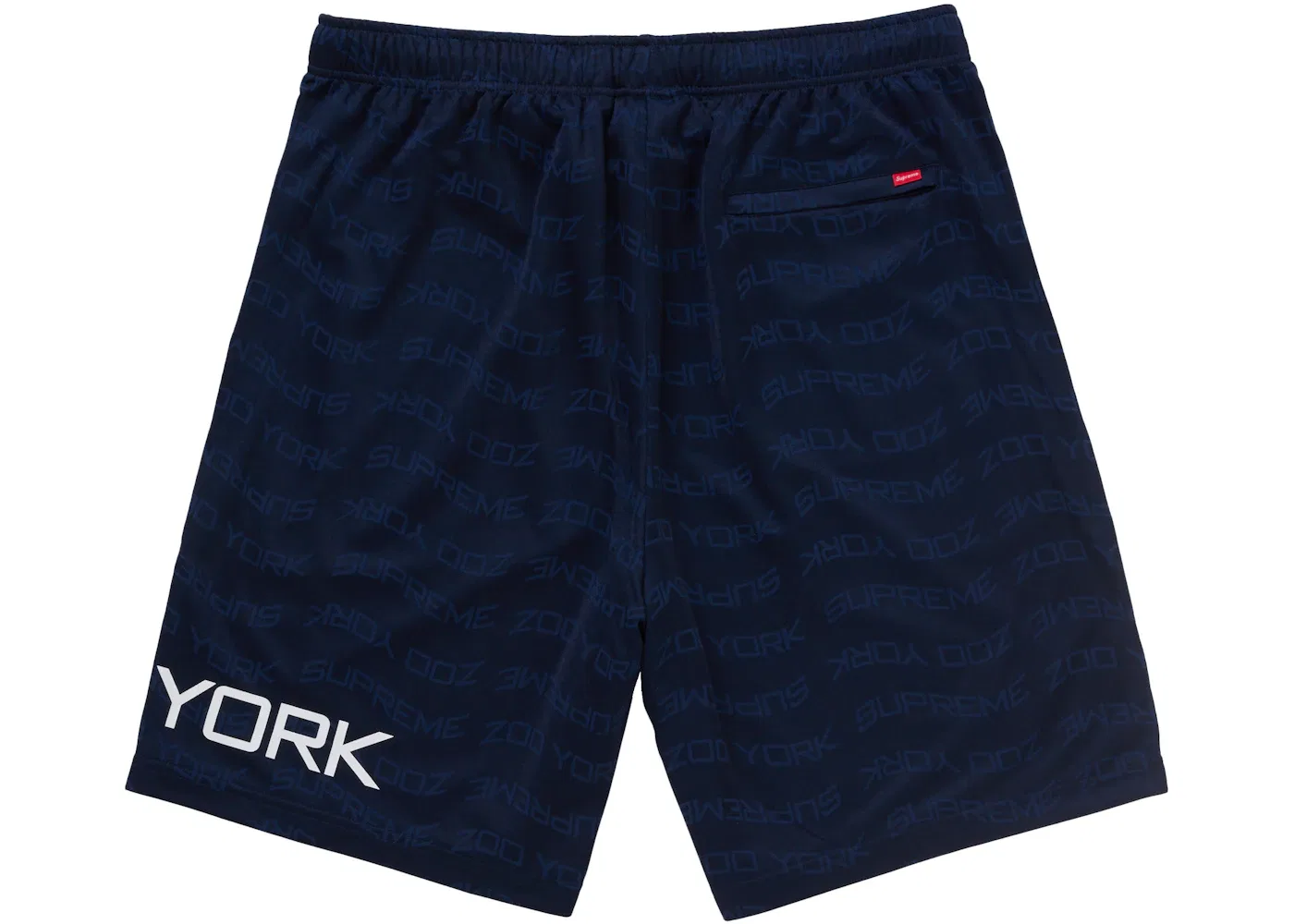 Мужские шорты с принтом Supreme Zoo York Soccer Short, Navy — фото 2