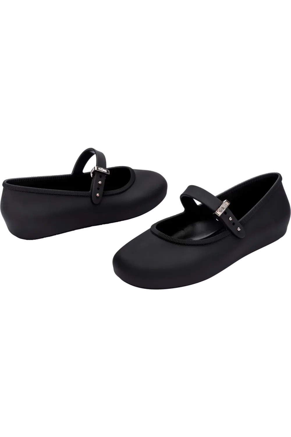 Балетки детские водонепроницаемые Melflex Mini Melissa, черный — фото 4