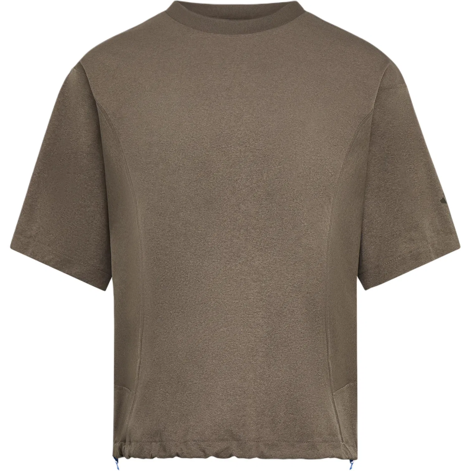Футболка Terrex с круглым вырезом, Adidas, Stratum Dark Earthy Brown