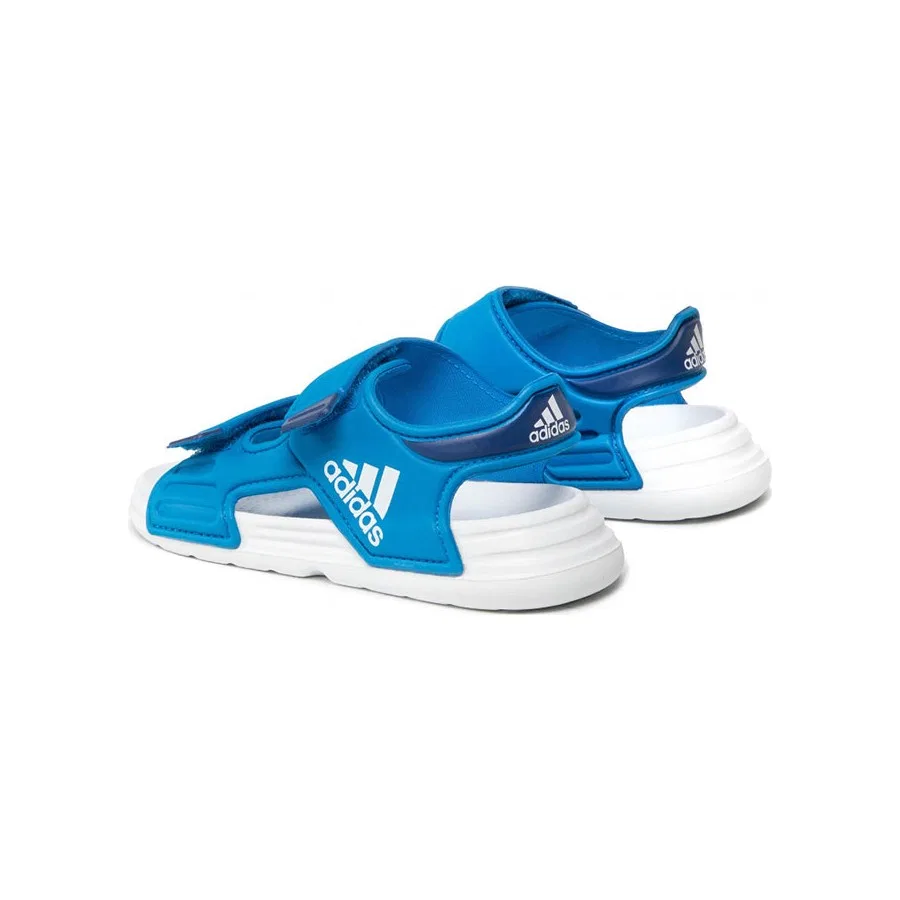 Детские спортивные сандалии-слайды Altaswim C, adidas, Синий — фото 4