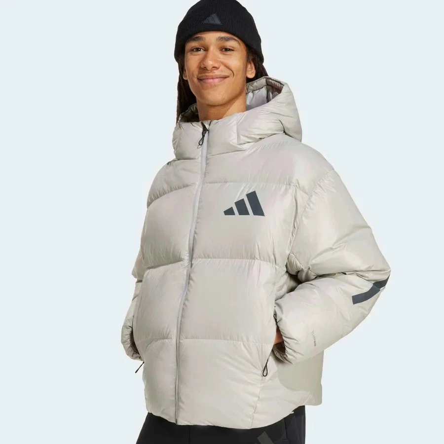 Мужская куртка с длинным рукавом adidas Z.N.E., Серый — фото 4