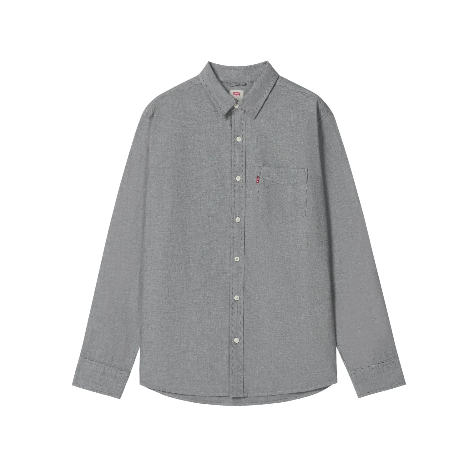 Мужская рубашка с отложным воротником Levis, Gray