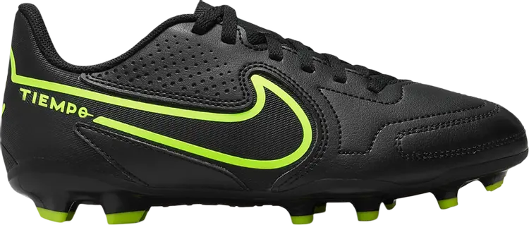 

Бутсы Nike Tiempo Legend 9 Club MG GS 'Black Volt', черный