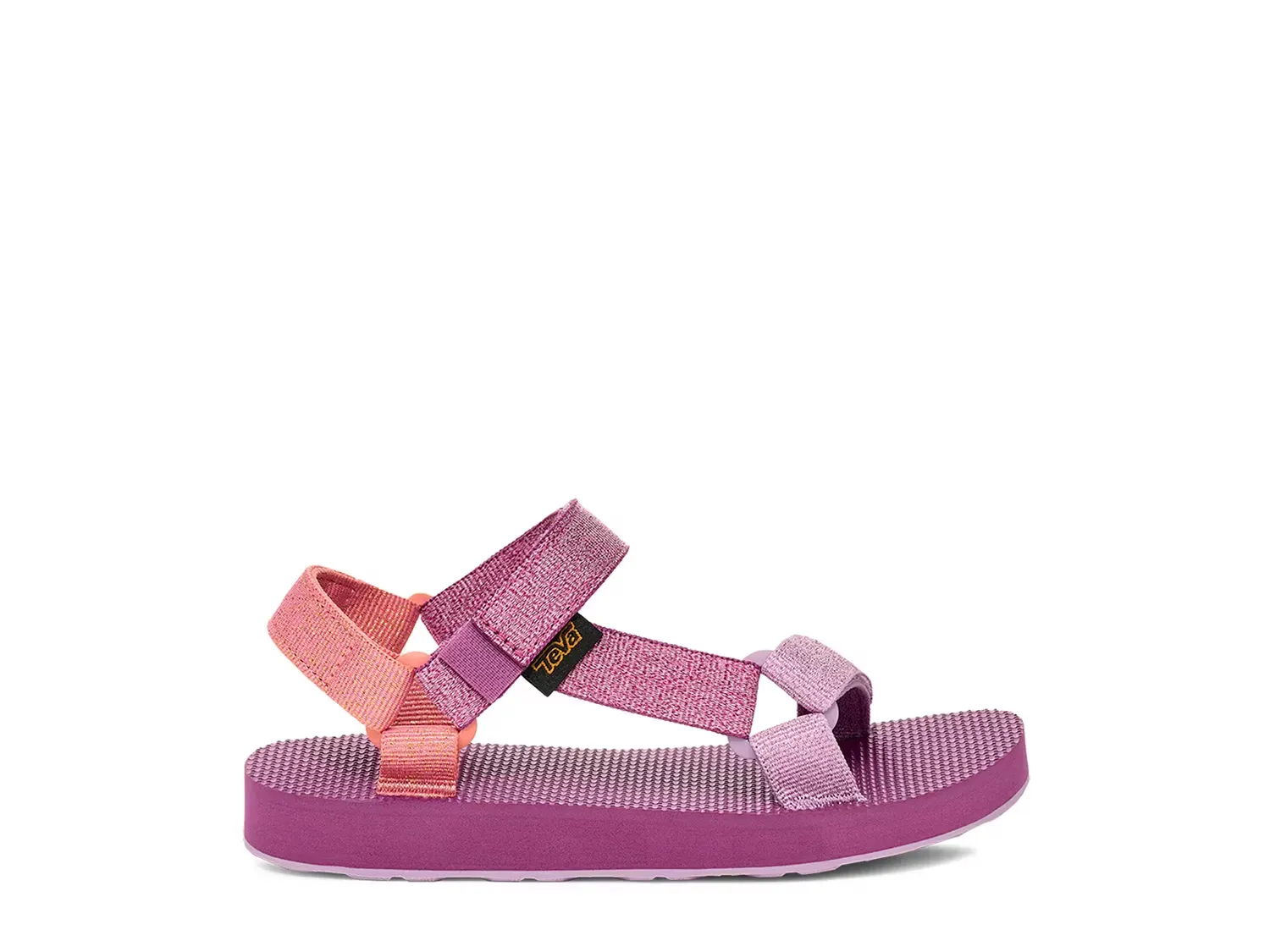 Оригинальные универсальные металлические сандалии - детские Teva, Purple — фото 4