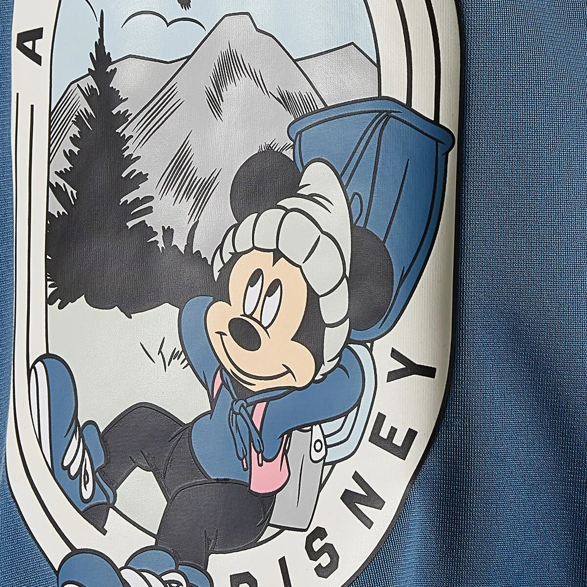 Детский комплект одежды в спортивном стиле с принтом Disney Mickey and Friends Adidas Originals, Blue/Black — фото 4